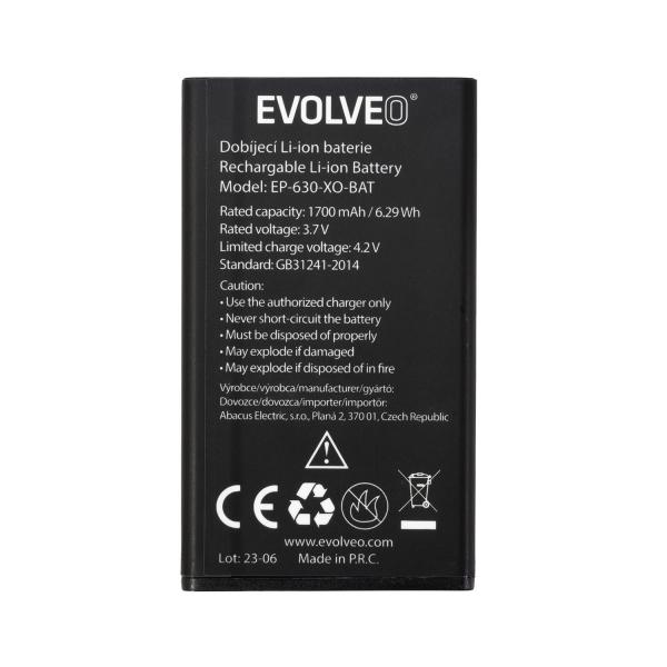 EVOLVEO orig. batéria 1700 mAh pre EasyPhone XO (EP-630)