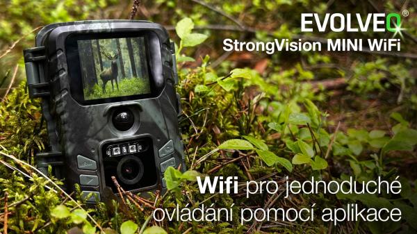 EVOLVEO StrongVision MINI WiFi, fotopasca & bezpečnostná kamera 