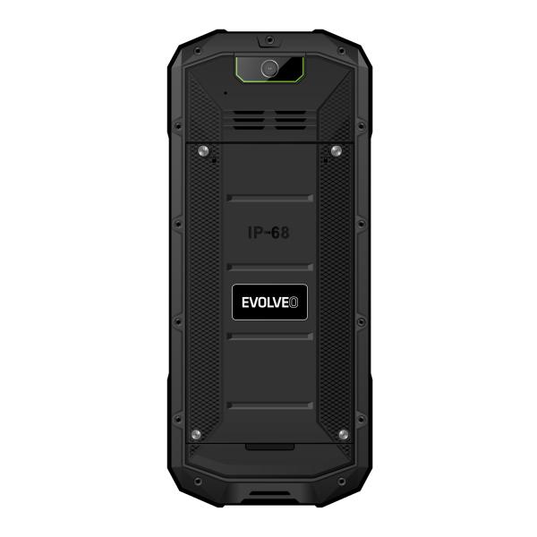 EVOLVEO StrongPhone X5, IP68 odolný Dual SIM telefón, 2, 4" LCD, 2500mAh, čierno-zelený 