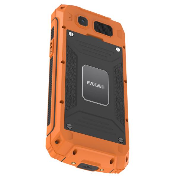 EVOLVEO StrongPhone Z6, IP68 odolný Dual SIM telefón, 2, 8" LCD, 4000mAh, Powerbanka, , oranžový 