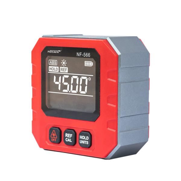 W-Star Digitálny uhlomer WSNF566, magnet, 4x90°, stupne, %, mm/ m