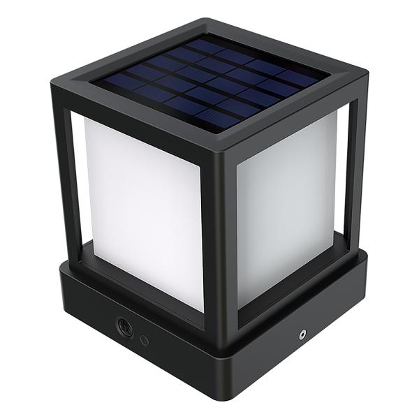 Vonkajšie solárne LED svetlo Viking SR54/ Solárne LED svetlo / Pohybový senzor / 800 lm / IP65
