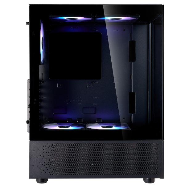Adata XPG INVADER X MINI/ Midi Tower/ Transpar./ Čierna 