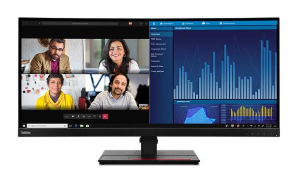 Lenovo ThinkVision/ P34w-20/ 34, 1"/ IPS/ 3440x1440/ 60Hz/ 6ms/ Black/ 3R