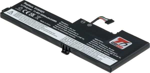 Batéria T6 Power pre Lenovo ThinkPad T470, T480, internal, 2095mAh, 24Wh, 3cell, Li-pol