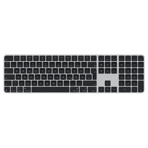 Apple Magic Keyboard Numeric Touch ID/ Bezdrôtová Bluetooth/ GER layout/ Čierna