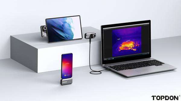 TOPDON termálna infra kamera TS001/ 256x192/ Windows/ Android/ zorné pole 13°x10°/ USB-C/  
