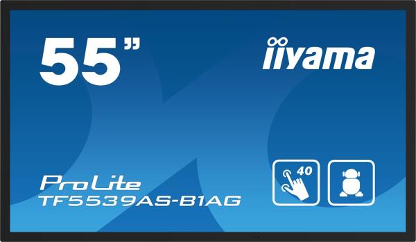 55" iiyama TF5539AS-B1AG: IPS, 4K, Android