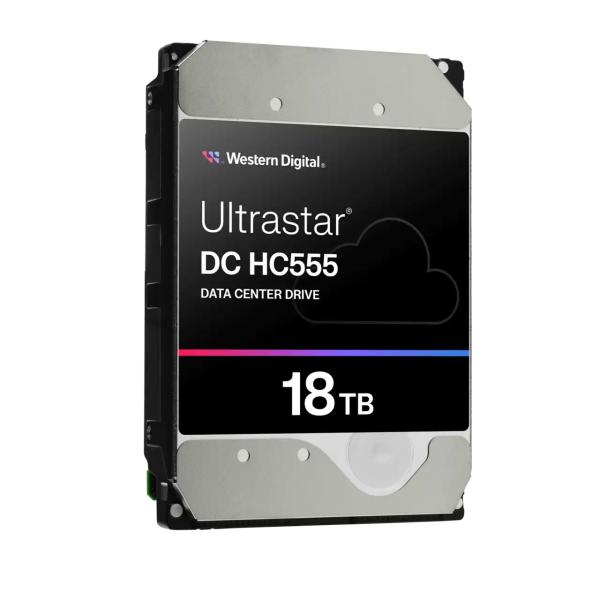 WD Ultrastar DC HC555/ 18TB/ HDD/ 3.5"/ SATA/ 7200 RPM/ 5R 