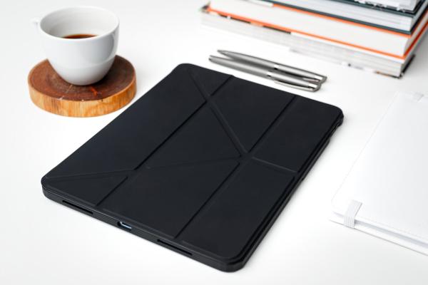 ER POWER kryt Flip Folio pre Apple iPad Pro 11 (2024) čierny 