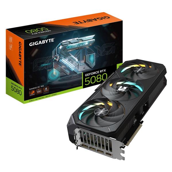 GIGABYTE GeForce RTX 5080/ Gaming/ OC/ 16GB/ GDDR7 