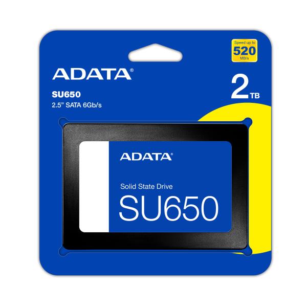 ADATA SU650/ 2TB/ SSD/ 2.5"/ SATA/ 3R 