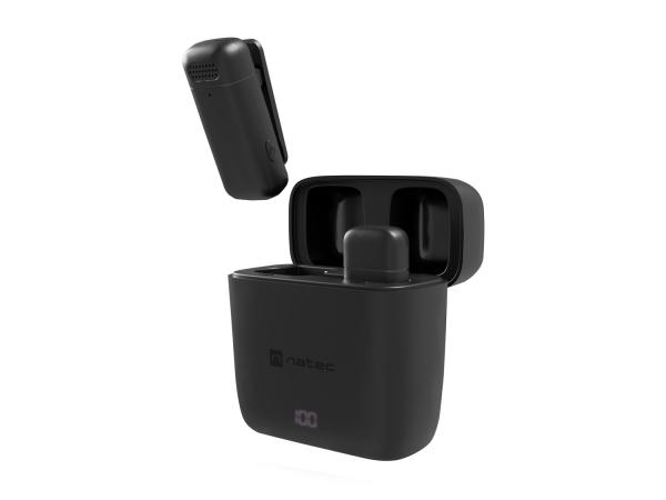 Mobilný bezdrôtový mikrofón Natec HOPPER LAVALIER USB-C 