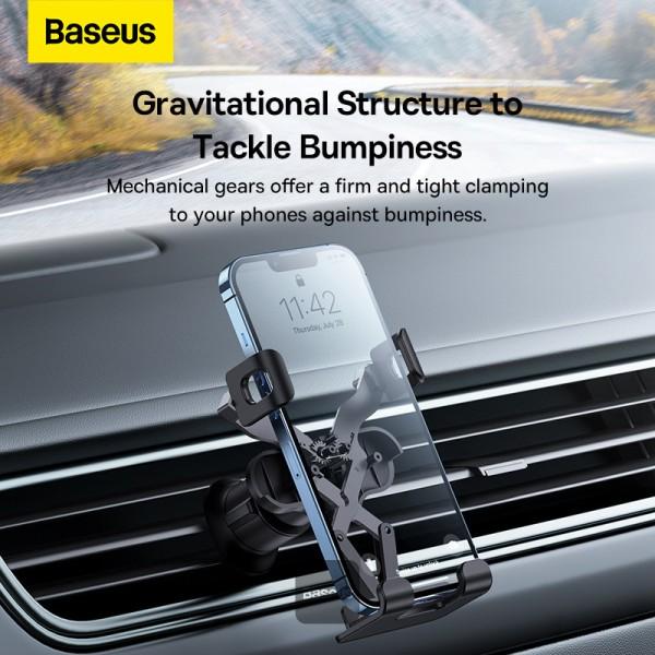 Baseus Univerzálny držiak do auta Gravity Air Vent s upevnením do ventilačnej mriežky čierny 