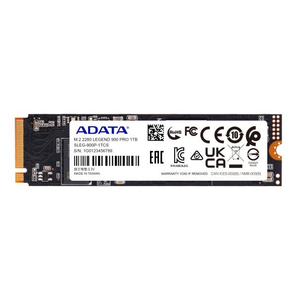 ADATA LEGEND 900 PRO/ 1TB/ SSD/ M.2 NVMe/ Heatsink/ 5R 
