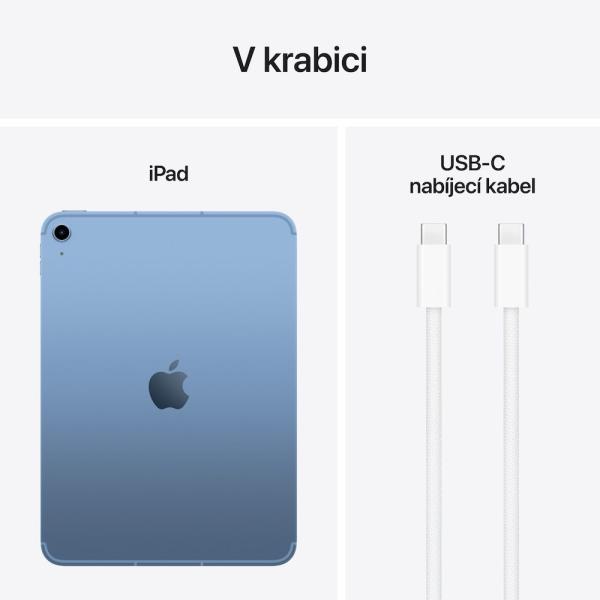 Apple iPad 11" (A16) - 2025/ Wi-Fi + Cellular/ 10, 9"/ 2360x1640/ 256GB/ iPadOS18/ Blue 