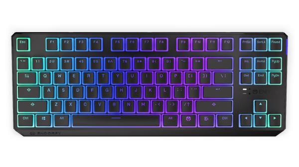 Endorfy Thock TKL Red Pudding/ Drôtové/ Bezdrôtové/ US layout/ Čierna 