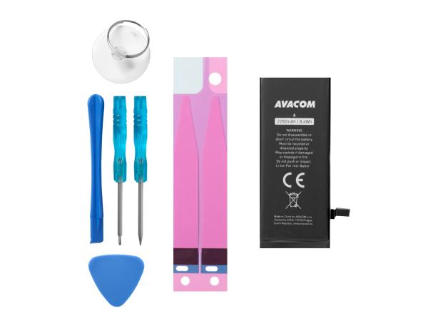 AVACOM batéria pre Apple iPhone 6 - vysokokapacitný, Li-Ion 3, 82 V 2200mAh (náhrada 616-0808)