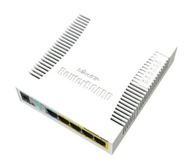 Mikrotik Cloud Smart Switch CSS106-1G-4P-1S (RB260GSP), 5x 1G, 1x SFP, PoE switch