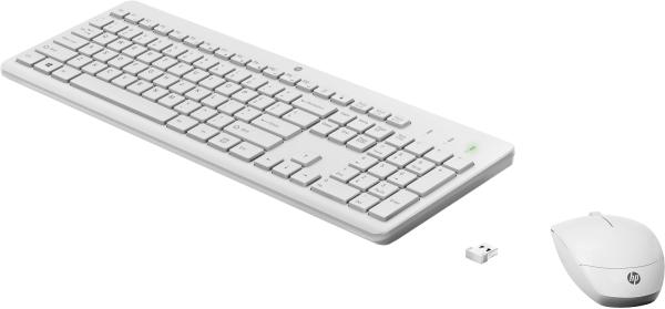 HP 230 klávesnica a myš/ bezdrôtová/ white GER 