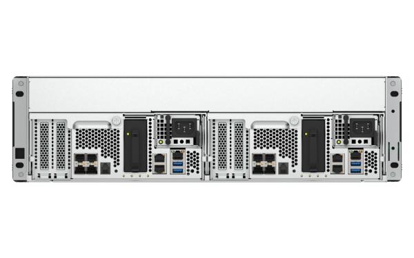 QNAP ES1686dc-R2-2123IT-64G (Duálny radič, 2x Xeon, 2x 32GB RAM, 16x 3, 5" SAS, 6x GbE, 8x 10Gb SFP+) 