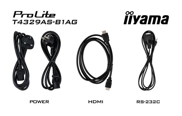 43" iiyama T4329AS-B1AG: VA, 4K UHD, Android, 24/ 7 