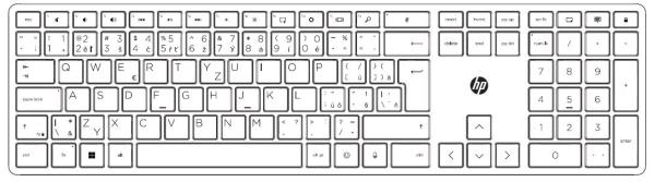 HP 225 Káblová myš a klávesnica Cashmere White 