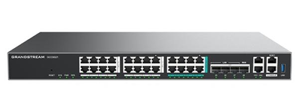 Grandstream GCC6021 all-in-one (10 Gbps VPN router, NGFW, switch 10G SPF+, a IP PBX 50 užívateľov) 