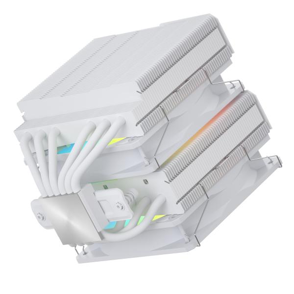 FSP Chladič CPU MP7-WA Dual, 120mm FDB Fan, White 