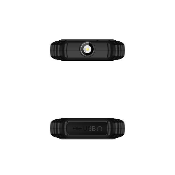 EVOLVEO StrongPhone Q1, IP68 odolný Dual SIM telefón, 2, 4" LCD, 1800mAh, čierny 