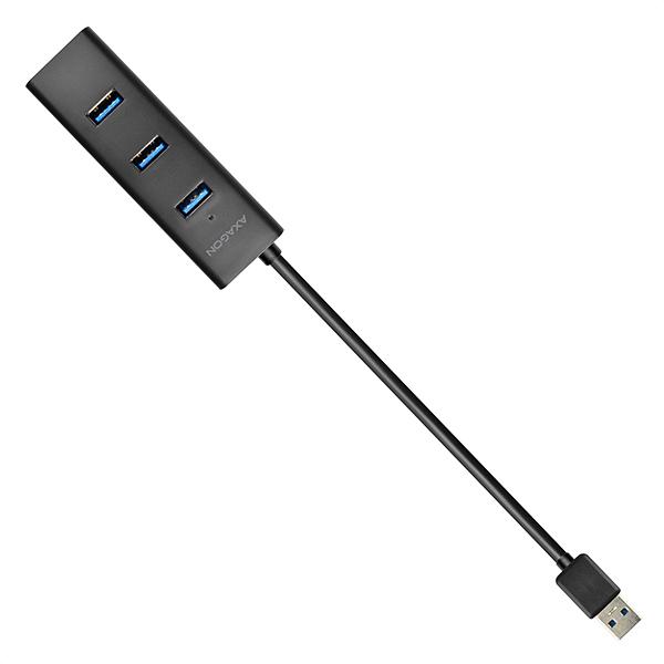 AXAGON HUE-S2B, 4x USB 3.0 CHARGING hub, micro USB napr. konektor, kábel USB-A 30cm 