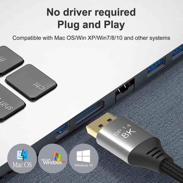 PremiumCord 8K DP1.4 7, 5m 