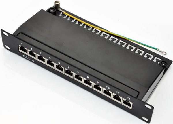 Patch panel 10" STP cat.6 12portov