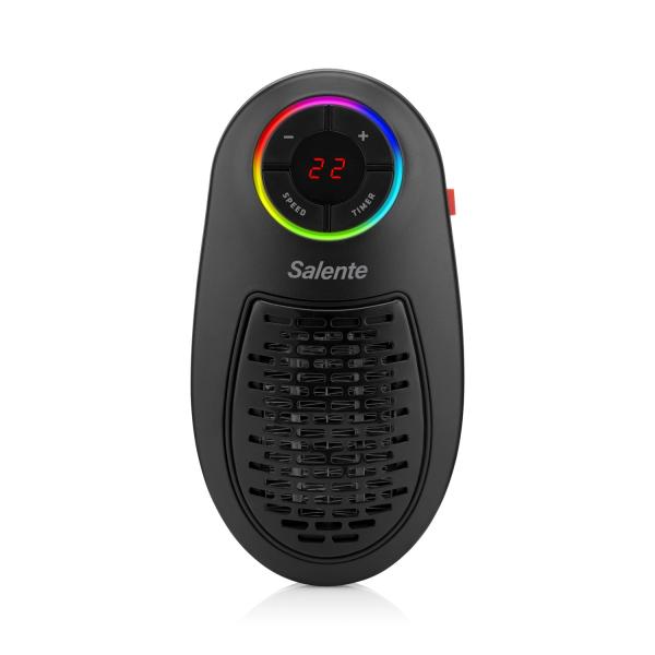Salente HotHeat, teplovzdušný mini ventilátor, 500 W, čierny 