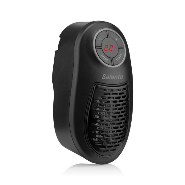 Salente HotHeat, teplovzdušný mini ventilátor, 500 W, čierny 