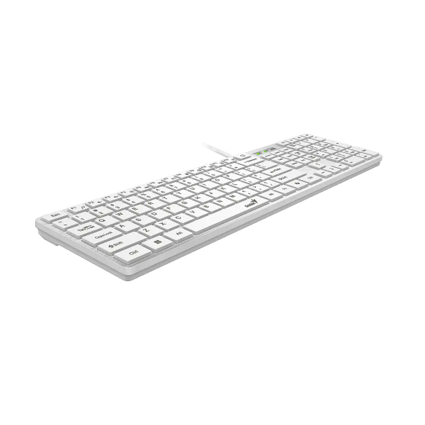 GENIUS Slimstar 126 klávesnica + Copilot biela 