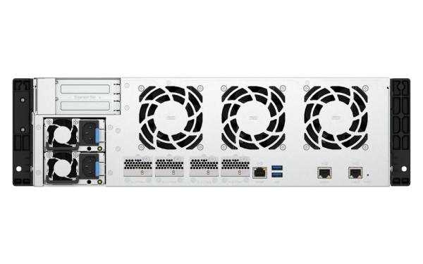 QNAP TS-h1655XeU-RP-8G (8core 2, 8GHz, 8GB RAM, 12x SATA + 4x E1.S/ M.2, 2x PCIe, 2x 2, 5GbE, 1x 10GbE) 