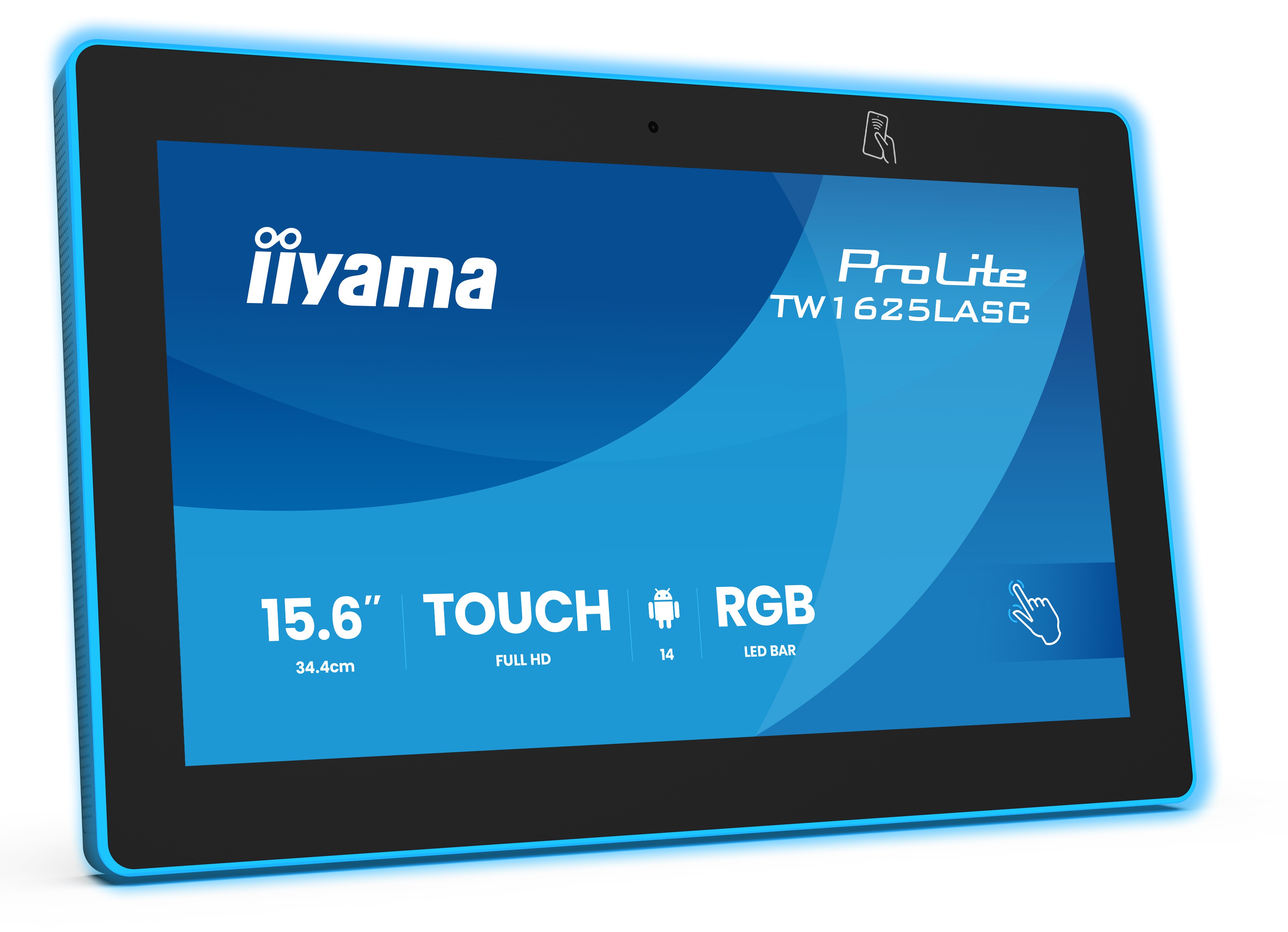 16" iiyama TW1625LASC-B3PNR: IPS, FHD, Android, NFC, PO 