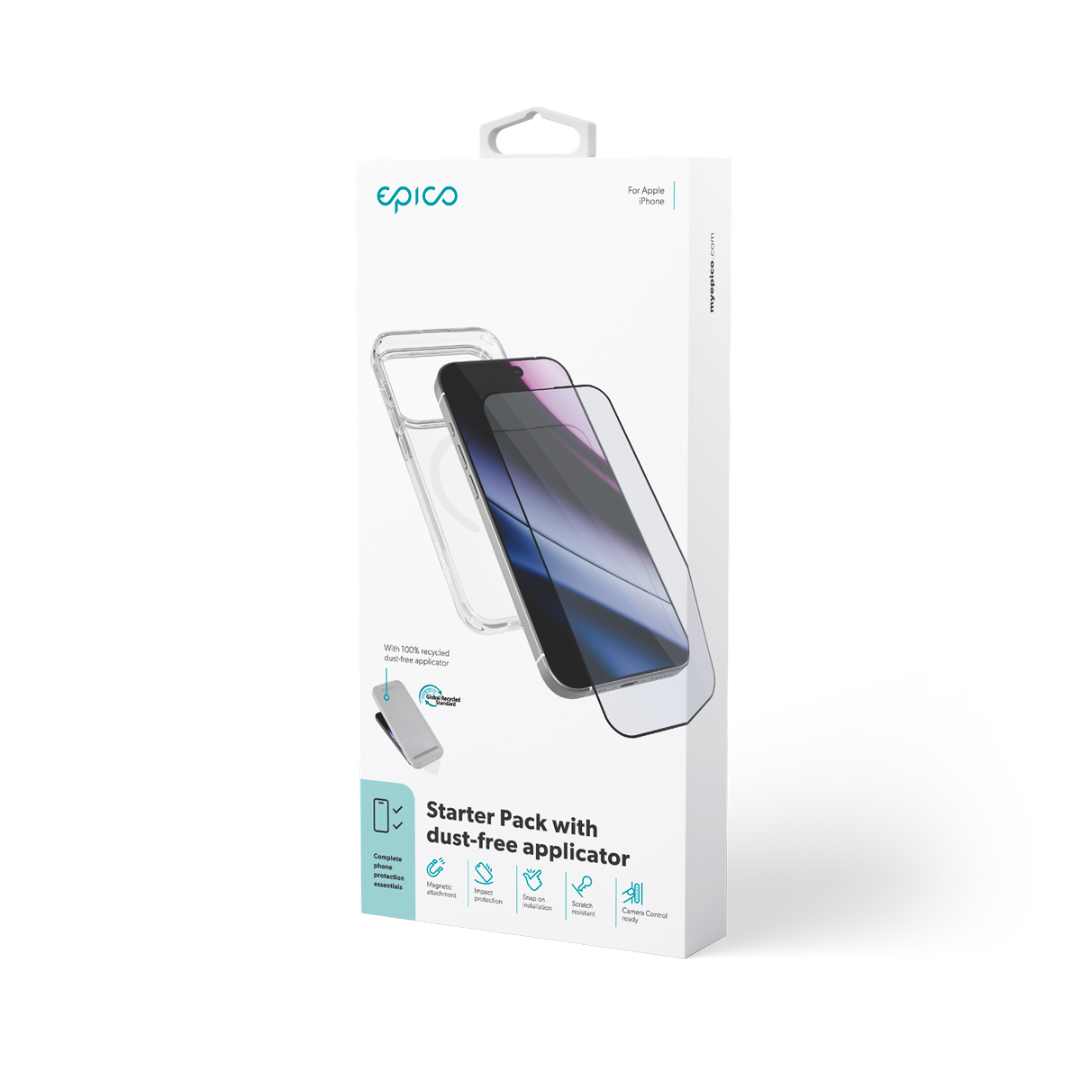 Epico StarterPack iPhone 17 Pro - sklo + kryt 
