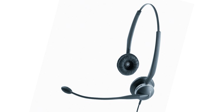Jabra GN 2100/ Stereo/ QD/ Drôt/ Čierna