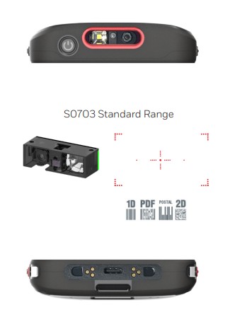 Honeywell CT70: WIFI7/ 6E, 8GB/ 128GB, Standard Range Engine-Red Laser, Wireless Battery, GMS 