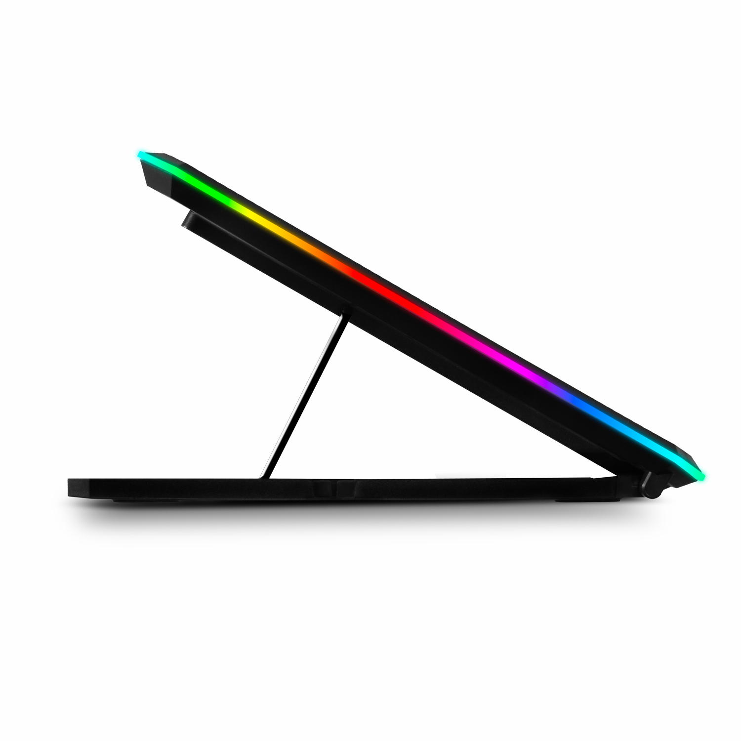 EVOLVEO Ania 9, chladiaca podložka pod notebook do 17", 6x ventilátor, RGB obvodové podsvietenie 
