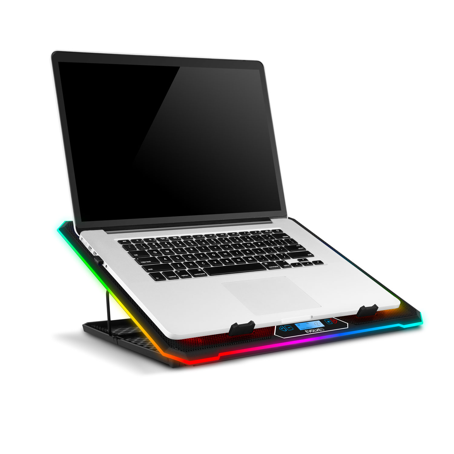 EVOLVEO Ania 9RGB, chladiaca podložka pod NTB do 17", 6x ventilátor, RGB podsvietenie ventilátorov/ obvodov 