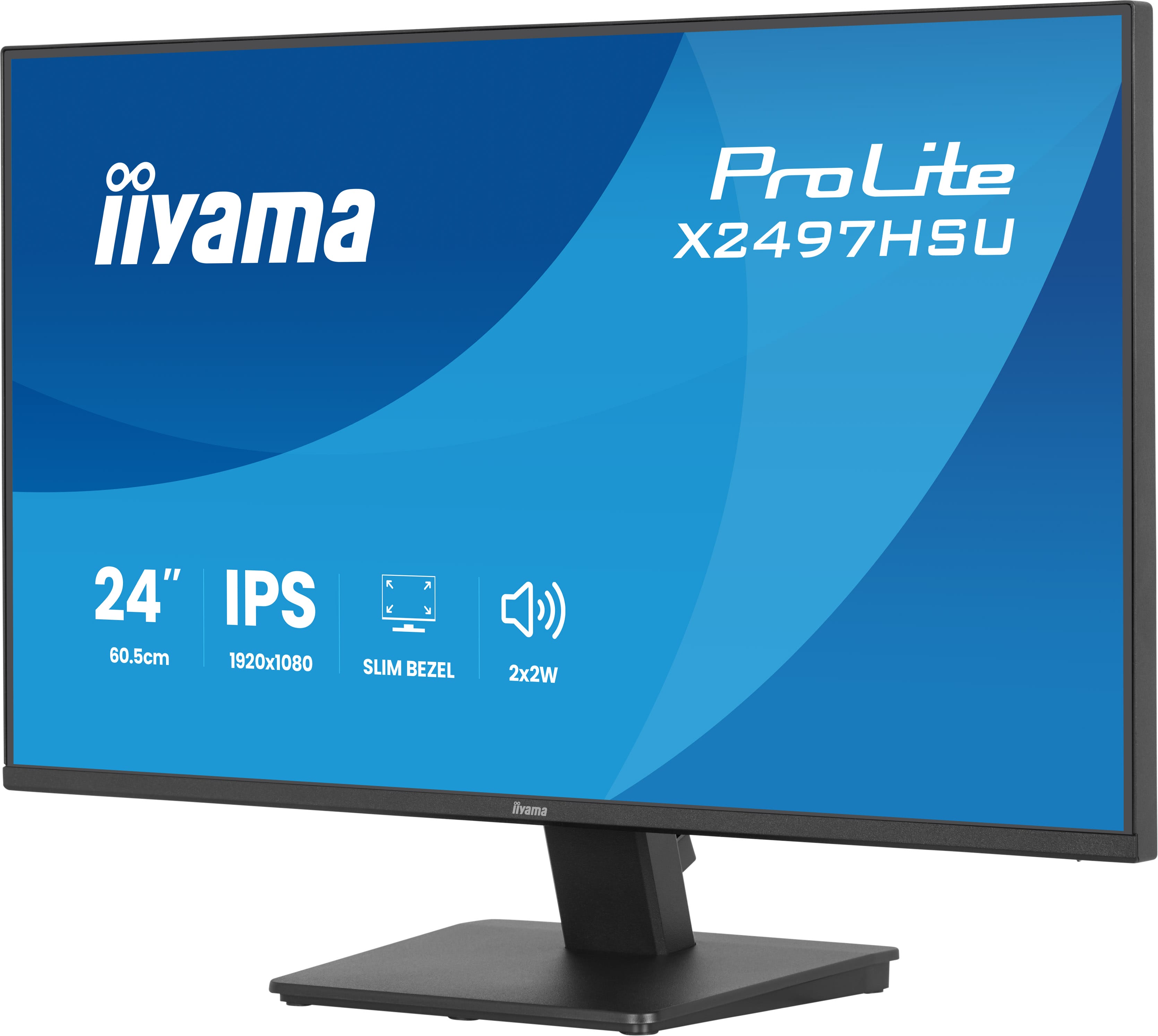 iiyama ProLite/ X2497HSU-B1/ 23, 8"/ IPS/ FHD/ 120Hz/ 4ms/ Čierna/ 5R 