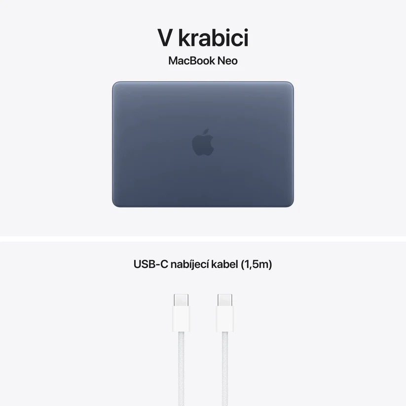 MacBook Neo 13" A18P 6C CPU/ 5C GPU/ 8G/ 512/ CZ/ IND 