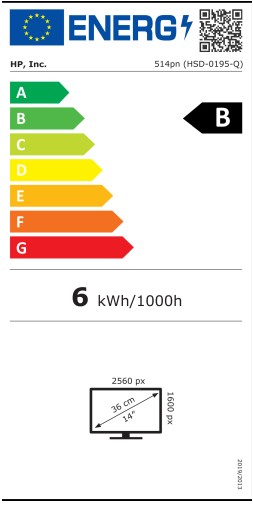 HP/ 514pn/ 14"/ IPS/ 2560x1600/ 75Hz/ 7ms/ Strieborná/ 3R 