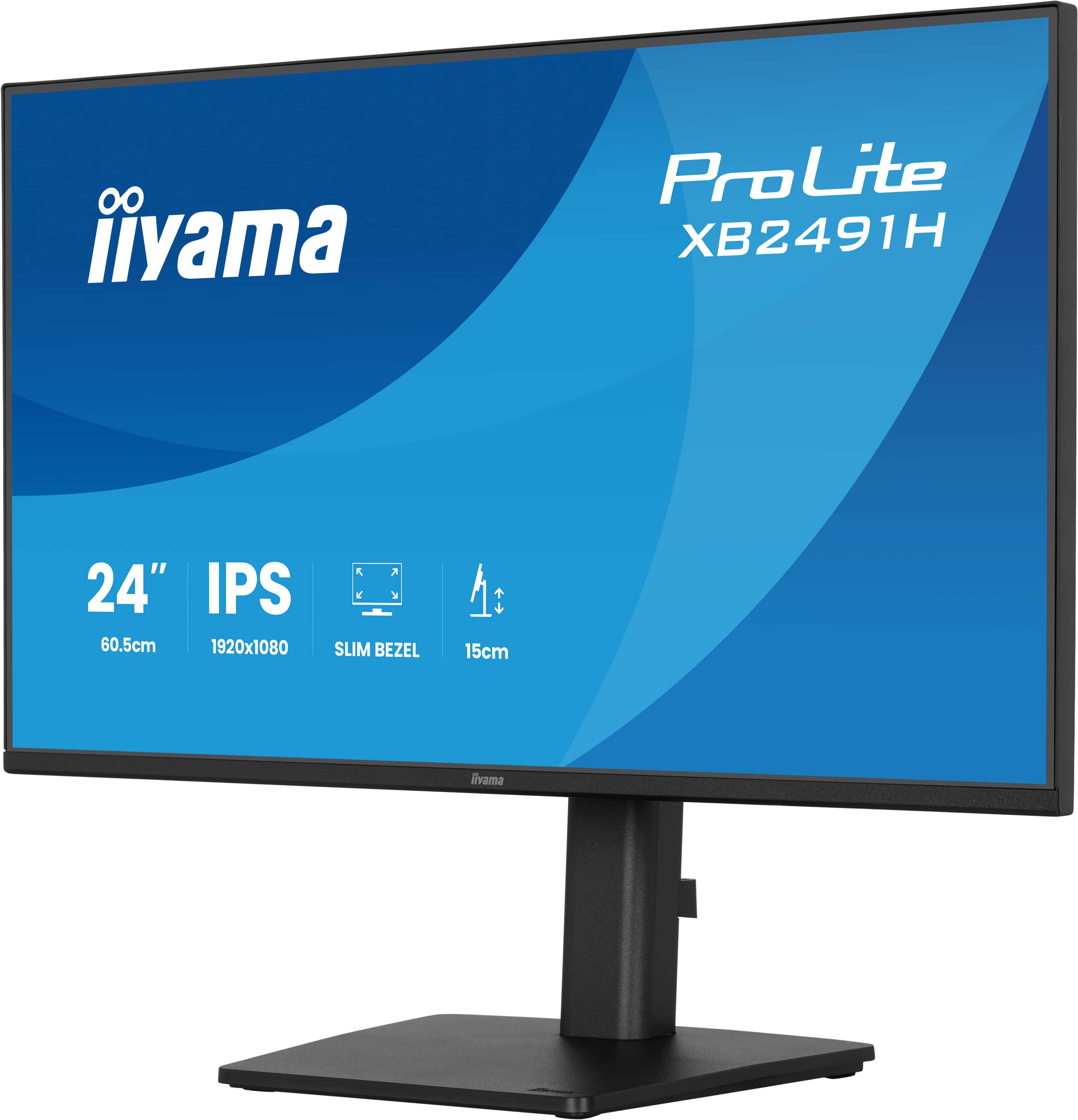 iiyama ProLite/ XB2491H-B1/ 23, 8"/ IPS/ FHD/ 120Hz/ 1ms/ Čierna/ 3R 