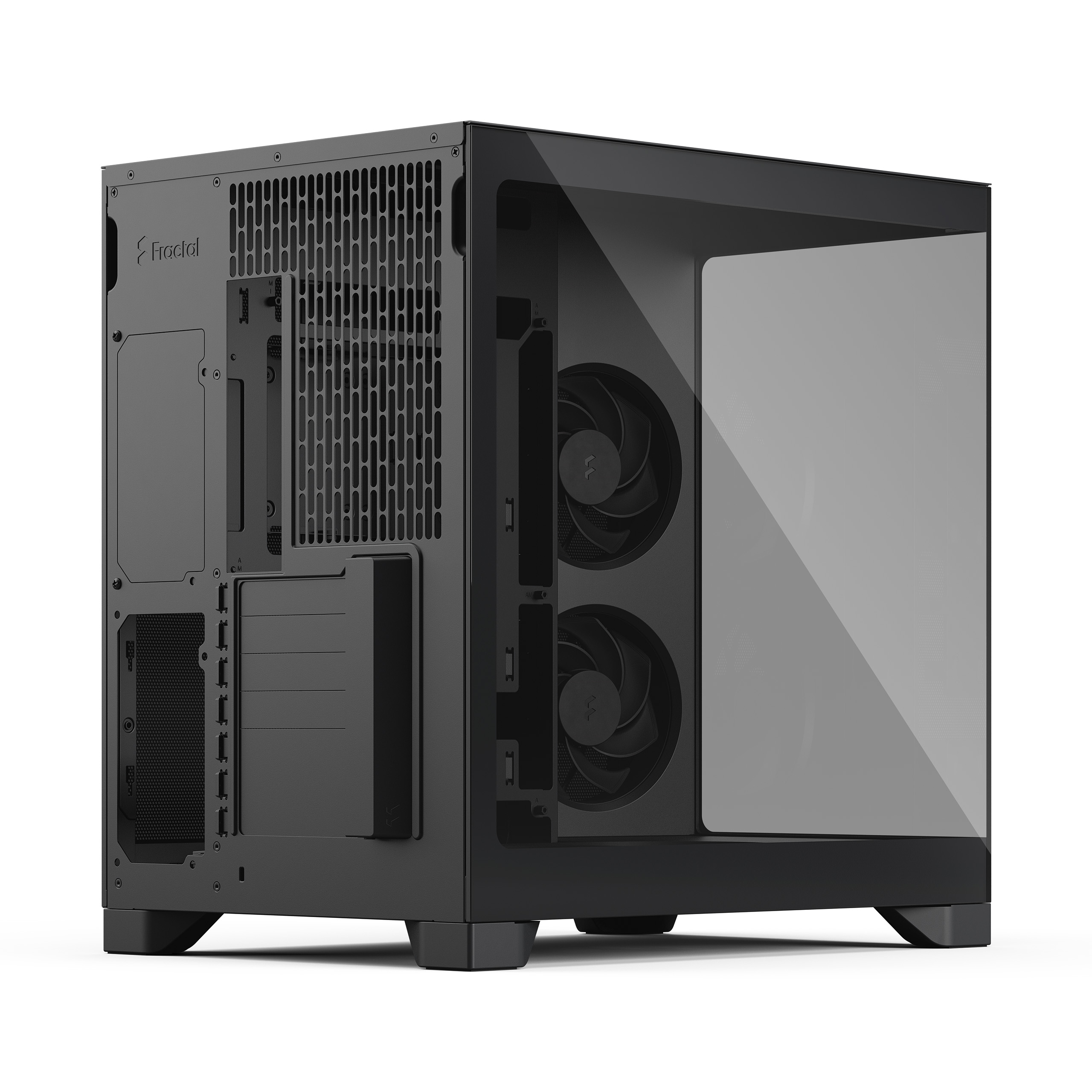 Fractal Pop 2 Vision/ Midi Tower/ Transpar./ Čierna 