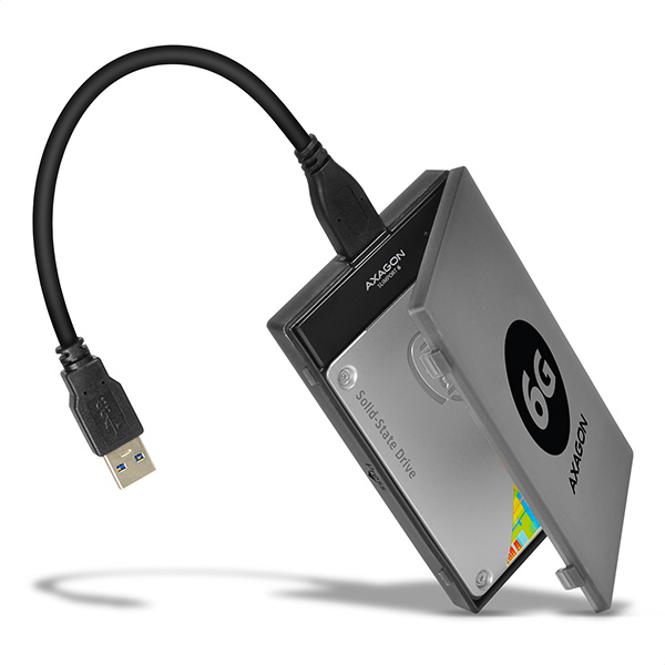 AXAGON ADSA-1S6, USB 3.2 Gen 1 - SATA 6G SSD/ HDD adaptér vr. 2.5" púzdra 