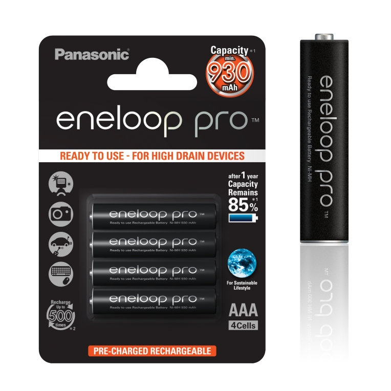 Panasonic Eneloop Pro AAA NiMH 1, 2 V 930mA BL4